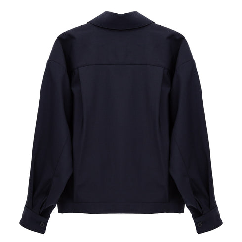 Sage Nation Zushi Jacket Navy Degli Uberti
